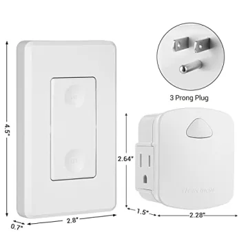 Dewenwils Wireless Remote Switch for Easy Home Lighting