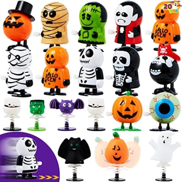 Halloween Wind Up Toy Set - Perfect Trick-or-Treat Favors