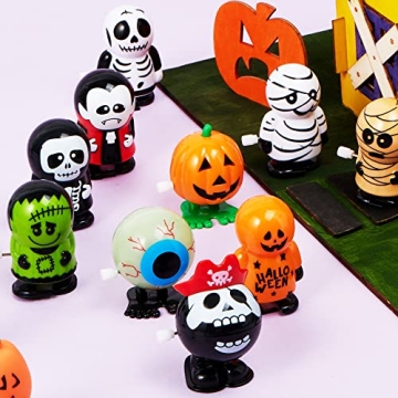 Halloween Wind Up Toy Set - Perfect Trick-or-Treat Favors