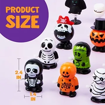 Halloween Wind Up Toy Set - Perfect Trick-or-Treat Favors