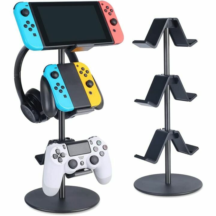 KELJUN 3 Tier Controller Stand & Headphone Holder