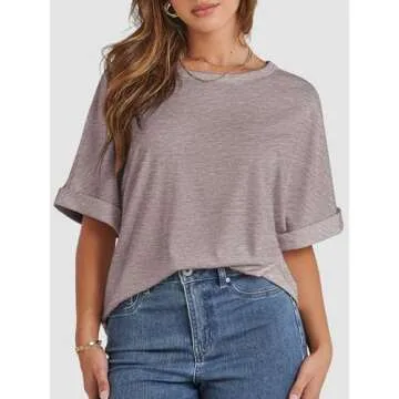 Stylish ATHMILE Plus Size T-Shirts for Women - Summer Casual