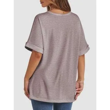Stylish ATHMILE Plus Size T-Shirts for Women - Summer Casual