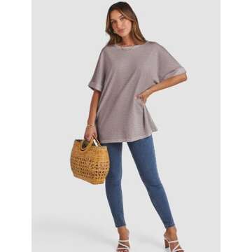 Stylish ATHMILE Plus Size T-Shirts for Women - Summer Casual