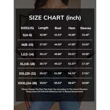 Stylish ATHMILE Plus Size T-Shirts for Women - Summer Casual