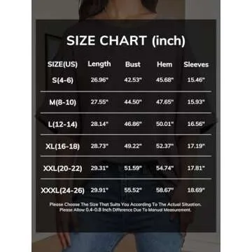 Stylish ATHMILE Plus Size T-Shirts for Women - Summer Casual