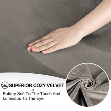 FestiCorp Velvet Sofa Slipcover for 3 Cushion Couch