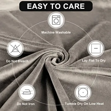 FestiCorp Velvet Sofa Slipcover for 3 Cushion Couch