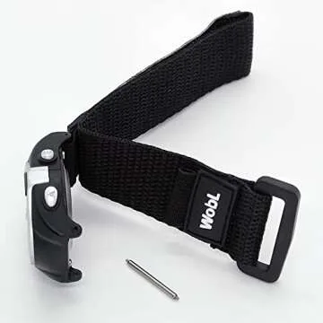 WobL Vibrating 8-Alarm & Repeating Countdown Timer Watch, Medication/Sports/Meetings/Potty, BlackWobL (Black) Vibrating Reminder Watch | 8 Alarm