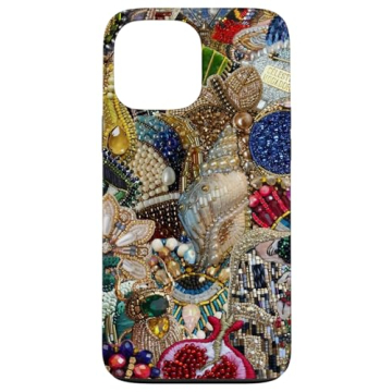iPhone 13 Pro Max Vintage Mosaic Collage Scrapbook Tiles Y2K Eclectic Case