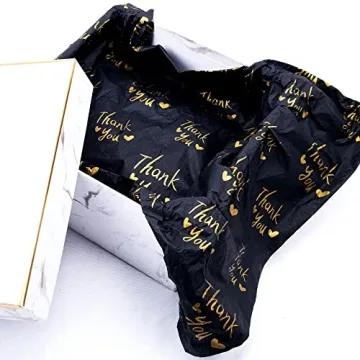 MR FIVE Gold Thank You Tissue Paper 50 Sheets