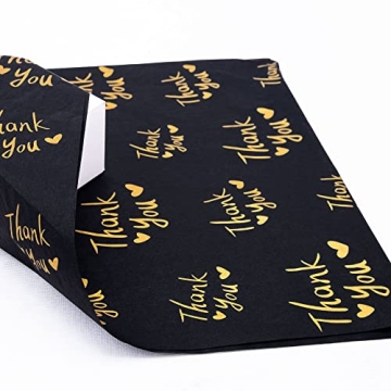 MR FIVE Gold Thank You Tissue Paper 50 Sheets