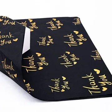 MR FIVE Gold Thank You Tissue Paper 50 Sheets