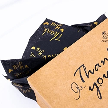 MR FIVE Gold Thank You Tissue Paper 50 Sheets
