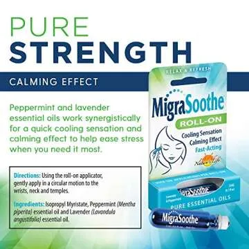 Health From the Sun MigraSoothe Essential Oil Roll-On Stick - 2 Pack for Instant Relief