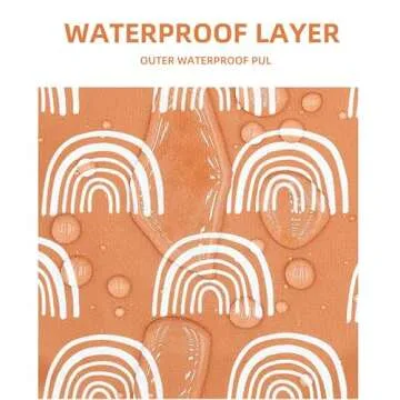 2 Pack Wet Dry Bags for Baby Diapers&Breast Pump Parts, Waterproof Reusable Wet Bag with Two Zipper Pockets, Beach Pool Gym Bag Stroller Yoga Toiletries Daycare Organizer, 11.8 inch x 15.7inch(Brown)