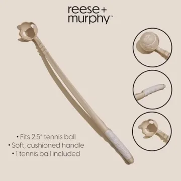Reese+Murphy Stylish Dog Ball Thrower for Fetch Games