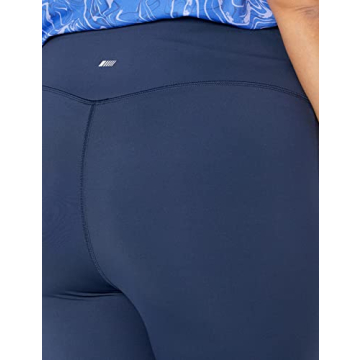 Amazon Essentials Women's Active Sculpt Workout Athleisure High Rise Capri Leggings (Available in Plus Size), Navy, Small