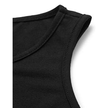SweatyRocks Women's Casual Sleeveless Round Neck Crop Top