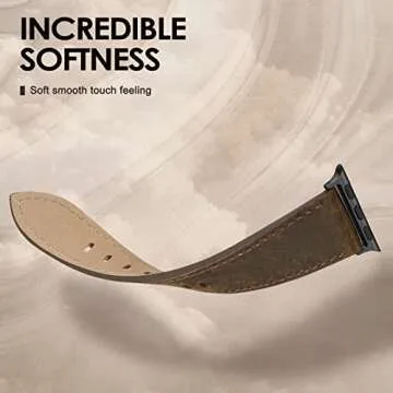 Stylish SWEES Leather Band for Apple Watch - Genuine Leather