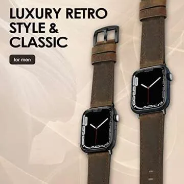 Stylish SWEES Leather Band for Apple Watch - Genuine Leather