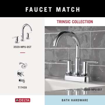 Delta Trinsic Toilet Paper Holder for Elegant Bathroom Storage