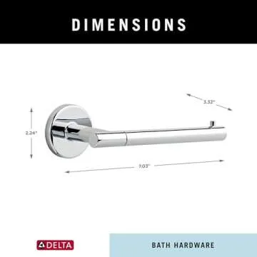 Delta Trinsic Toilet Paper Holder for Elegant Bathroom Storage