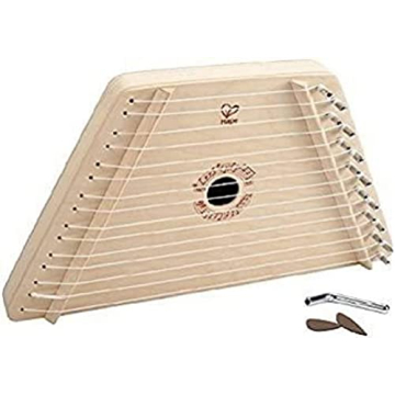 Hape Happy Harp Kid's Musical Instrument | Award Winning Wooden Lap Harp Toy for Kids, Tuning Tips, ...