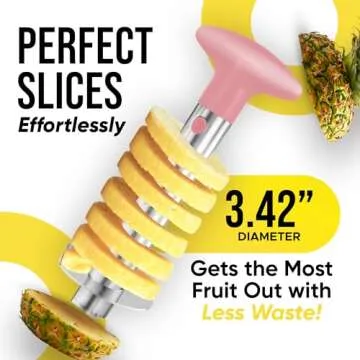 Zulay Pineapple Corer and Slicer - Effortless Pineapple Prep