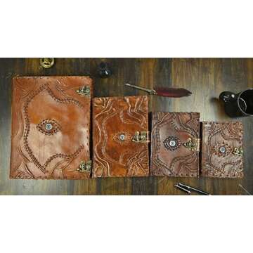 Hocus Pocus Book of Spells Leather Journal - Enchanting Gift