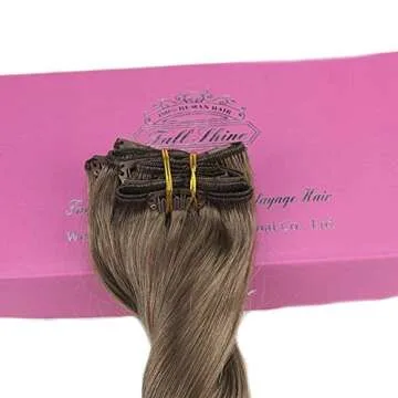 16 Inch Ombre Clip In Hair Extensions for Glam Looks