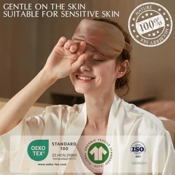 Luxury YINSHINE 100% Silk Eye Mask for Ultimate Sleep Comfort