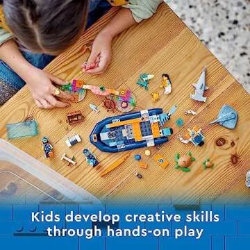 LEGO City Diving Boat Building Toy - Ocean Adventure Set