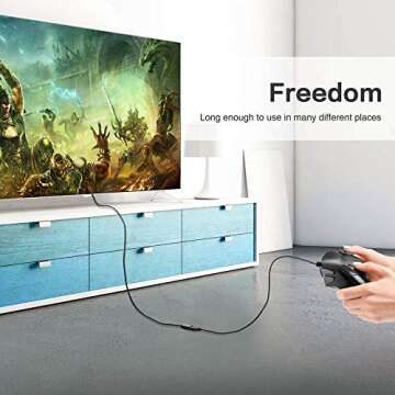 Tan QY USB 3.0 Extension Cable 6Ft High-Speed