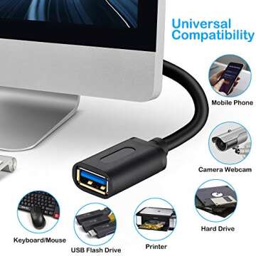 Tan QY USB 3.0 Extension Cable 6Ft High-Speed