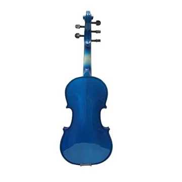 Yinfente 5 String Acoustic Electric Violin Maple Spruce Ebony Blue
