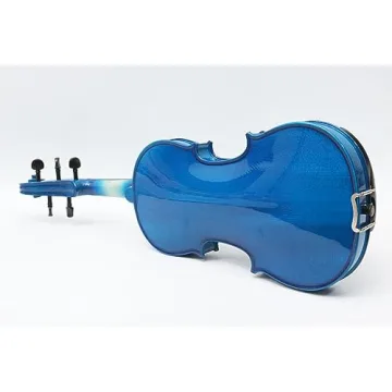 Yinfente 5 String Acoustic Electric Violin Maple Spruce Ebony Blue