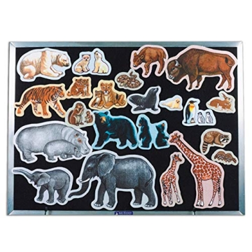 Little Folk Visuals Wild Animals Fun Learning Toy Set
