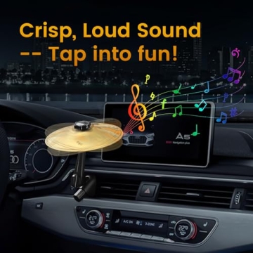 Enjoy Fun Drives with Car Cymbal Air Vent Mini Drum