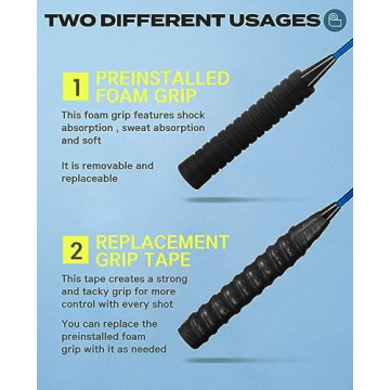 HIRALIY Badminton Racket Set - Fun for All Ages