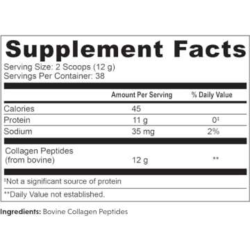 Great Lakes Gelatin, Certified Paleo Friendly, Keto Certified, Collagen Hydrolysate, Peptides, Pasture-Raised Grass-Fed, 16 oz