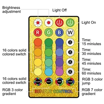 Moon Lamp with Text for Kids and Adults - 16 Colors Adjustable