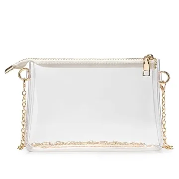 BS-VOG Clear Purse for Women Stadium Approved Stylish