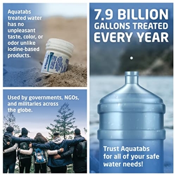 Aquatabs 397mg Water Purification Tablets for Safe Hydration