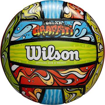 WILSON Outdoor Recreational Volleyball - Official Size, Durable & Fun