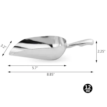 Durable Commercial-Grade Aluminum Utility Scoop for All