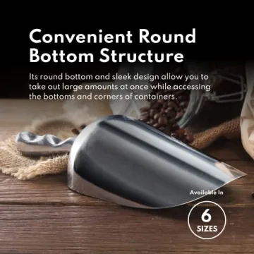 Durable Commercial-Grade Aluminum Utility Scoop for All