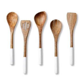 Folkulture Wooden Spoon Set - Eco-Friendly Kitchen Utensils