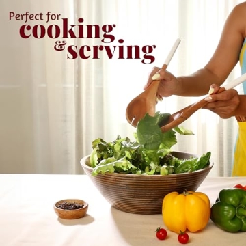 Folkulture Wooden Spoon Set - Eco-Friendly Kitchen Utensils