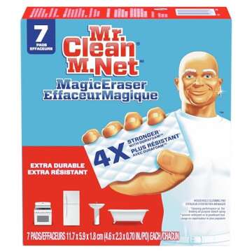 Magic Eraser Extra Durable Cleaning Pads with Durafoam, 7 Count